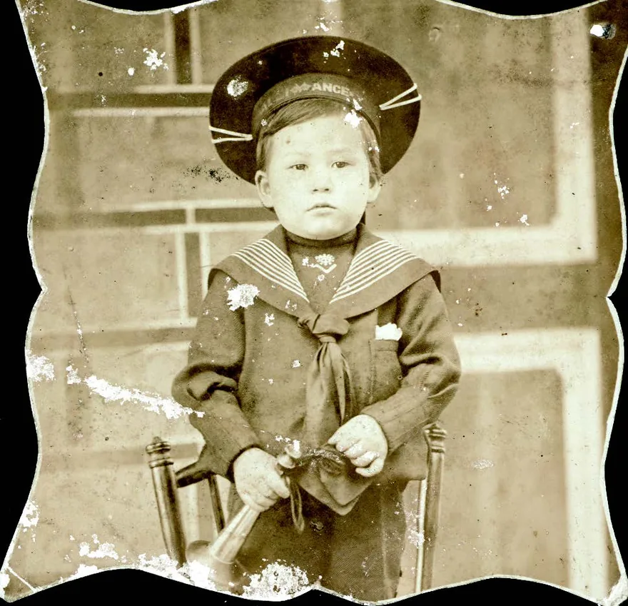 幼時的偕叡廉在淡水度過多采多姿的童年時光。